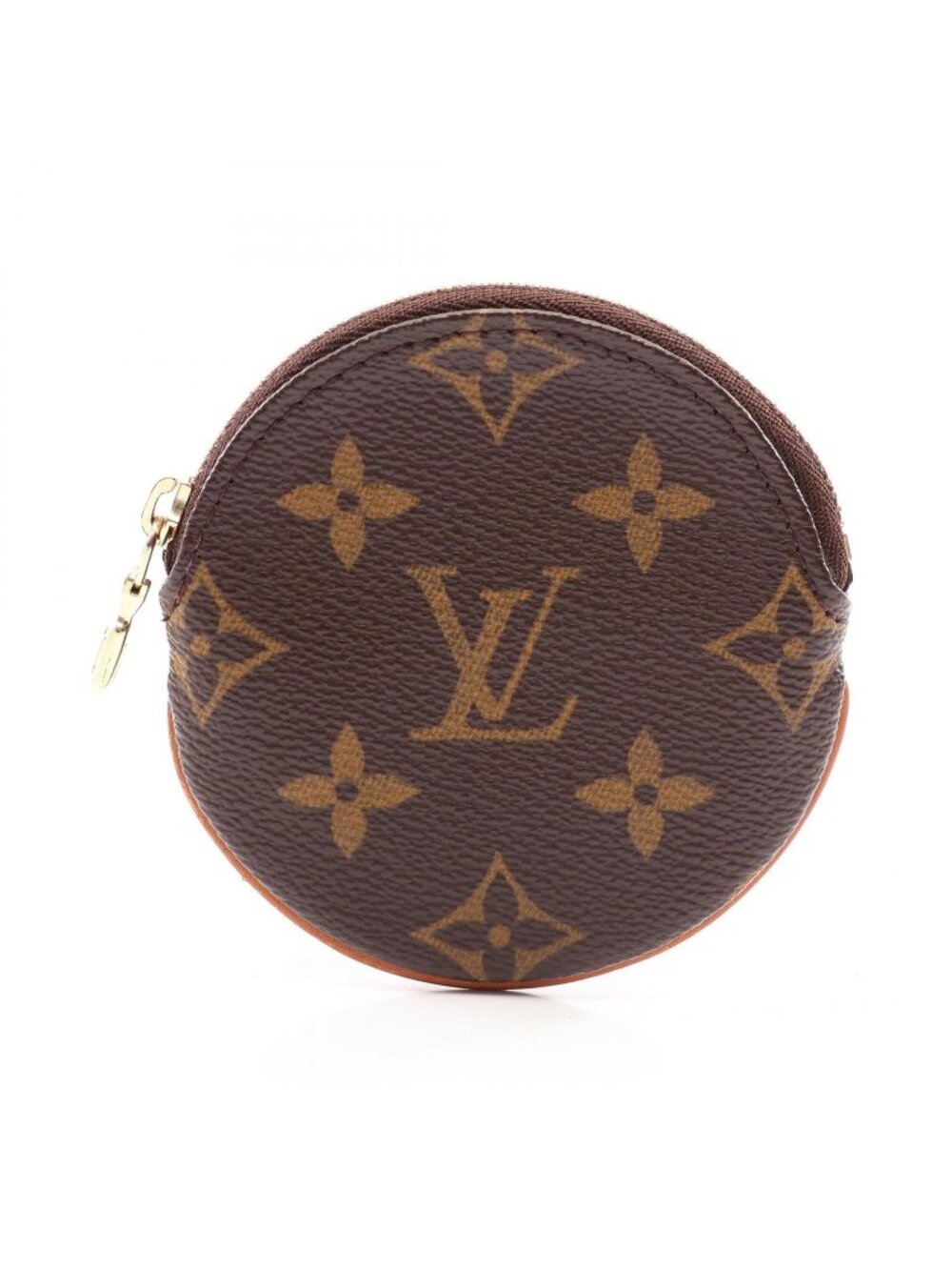 Louis Vuitton Coin Purse Porte Monnaie Rond Monogram Leather